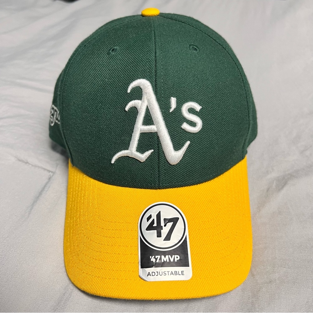 Oakland Athletics MLB New Era Men's Green 9Forty League Adjustable Hat